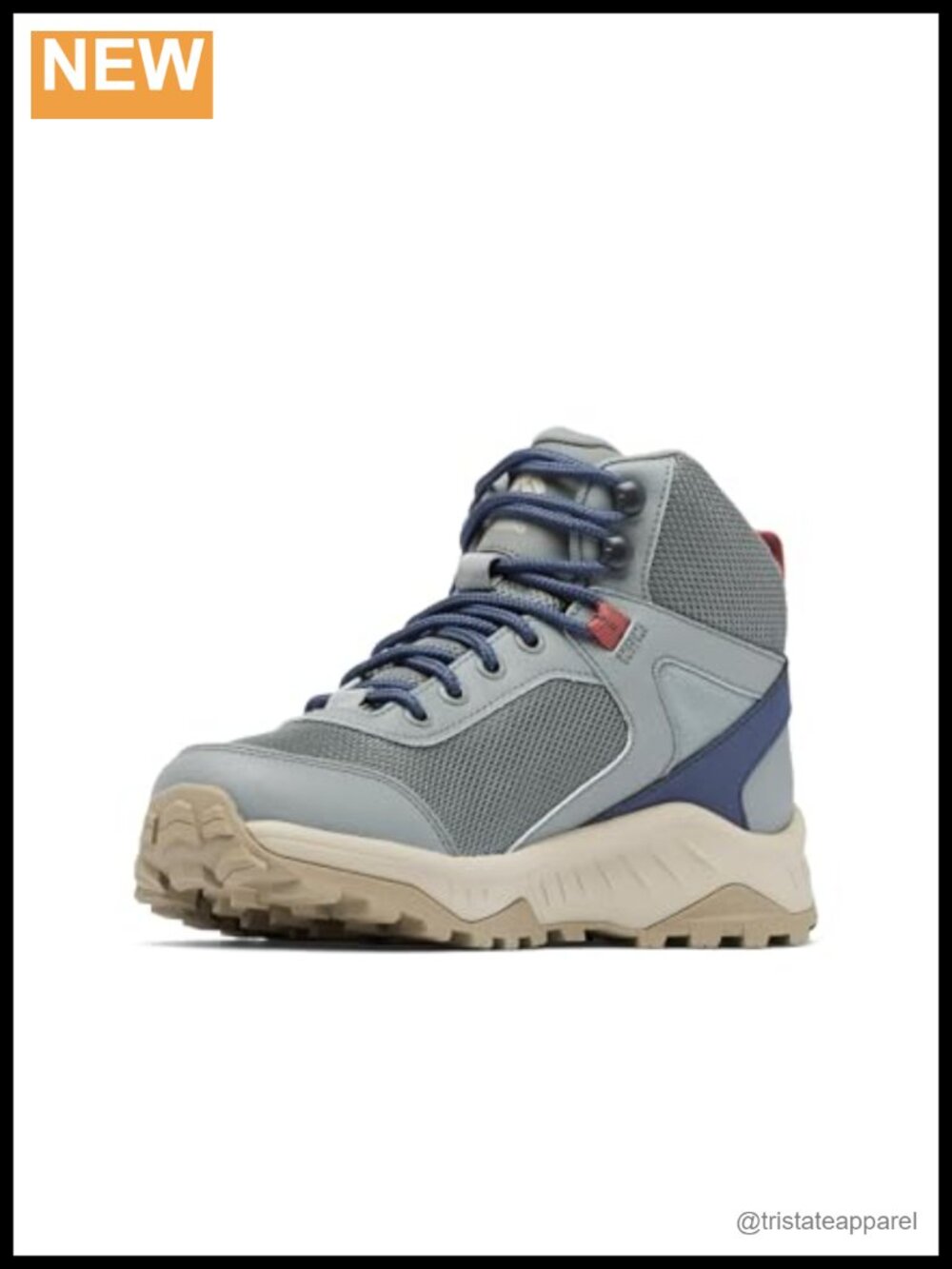 Columbia Women's Waterproof Hiking Shoe Mid Top Leather Mesh Slip Resistant